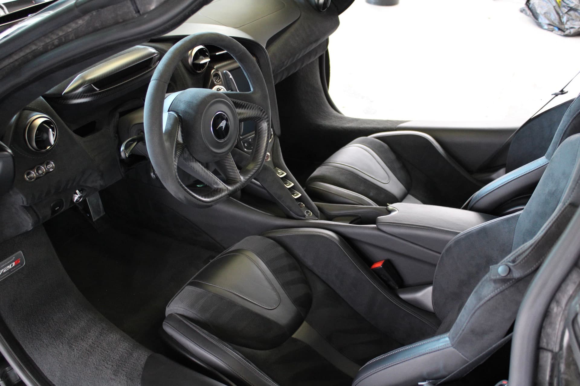 Detailed McLaren interior